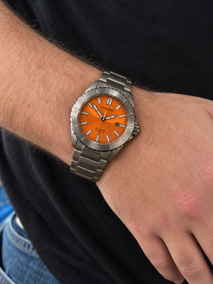 Men's Citizen Eco-Drive Titanium Watch