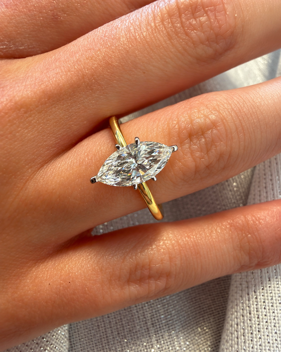 2.09ctw Lab Diamond Marquise Solitaire