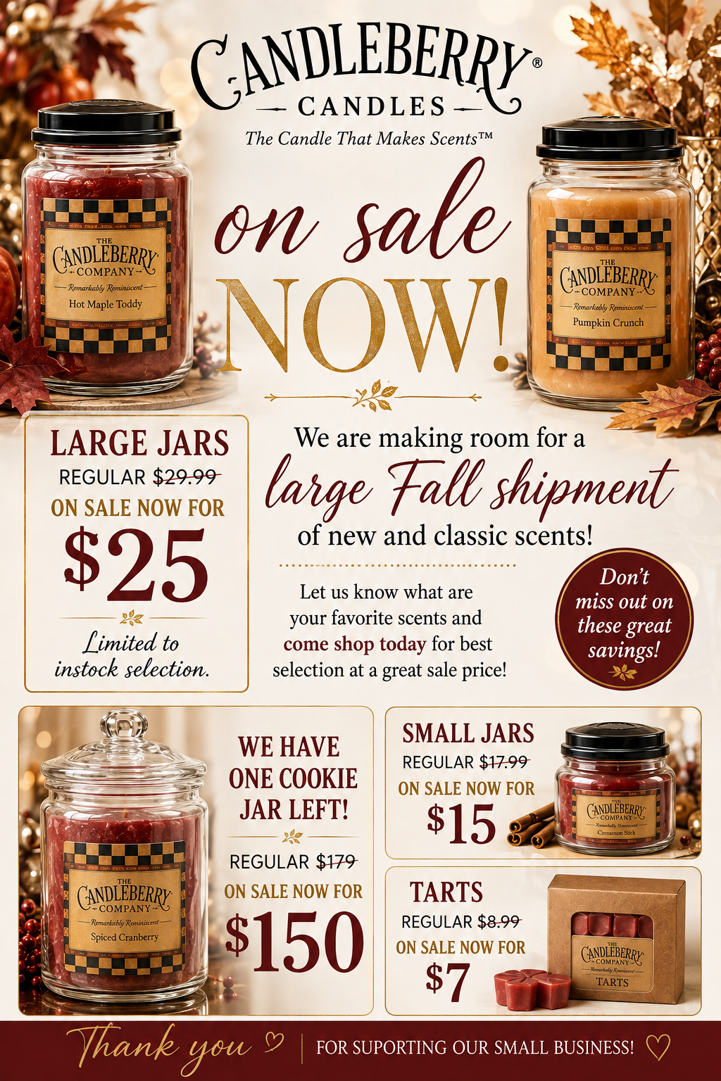 Castles Jewelry and Gifts promotion